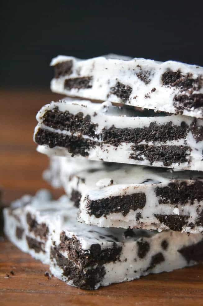 cookies and cream oreo bark