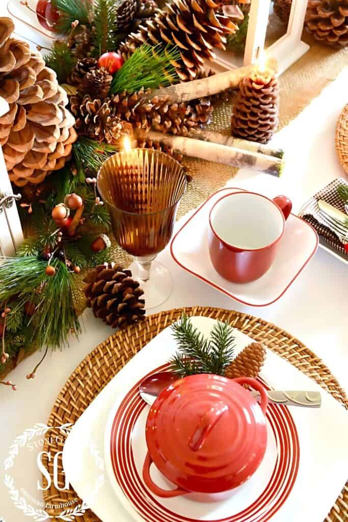 Woodland Christmas Table