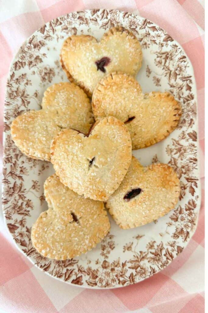 heart shaped hand pies
