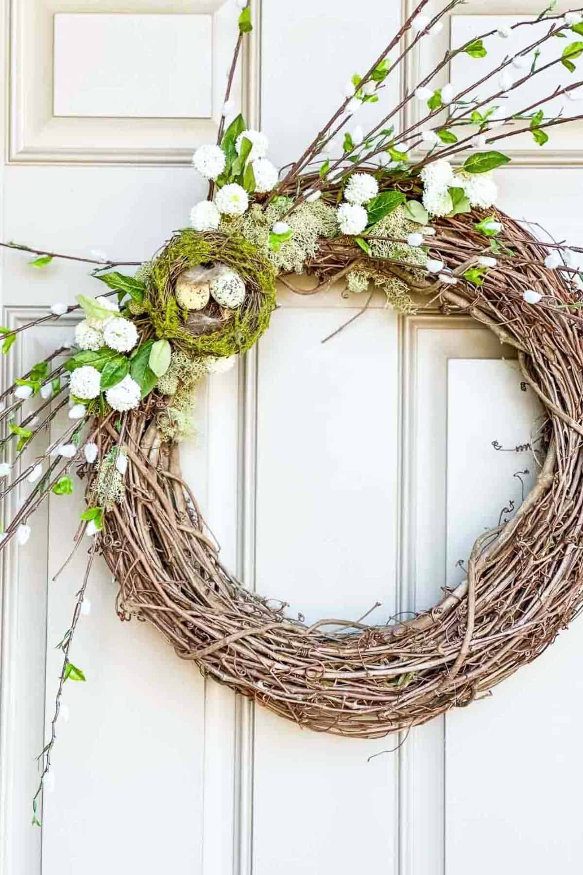 pussy willow wreath diy