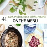 Discover a full week of late May dinner ideas that are fresh, seasonal, and absolutely delicious! This weekly menu plan includes everything from comforting chili to elegant company-worthy dinners. Save this pin and get cooking!
