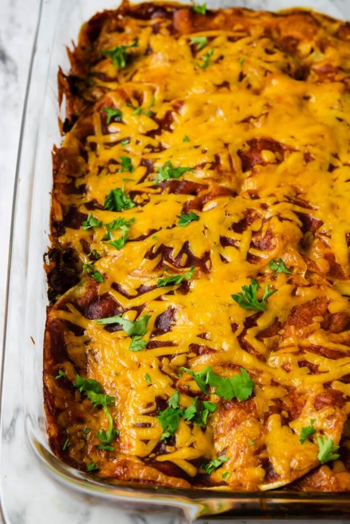beef enchilada casserole