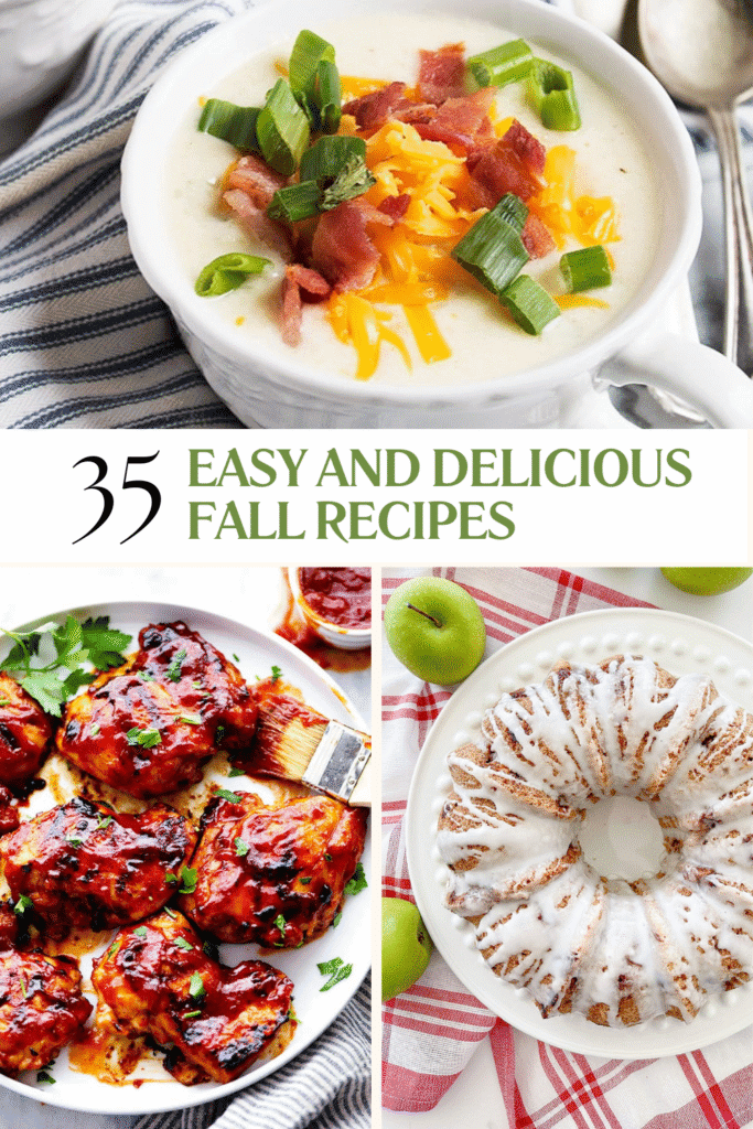 Looking for dinner inspiration this week? I’ve got 7 delicious dinner menus and 40 amazing recipes to help make mealtime simple and full of flavor. From comforting main dishes and crisp fall salads to cozy soups, homemade breads, and sweet treats, you’ll find plenty of ideas to fill your table and take the stress out of planning.