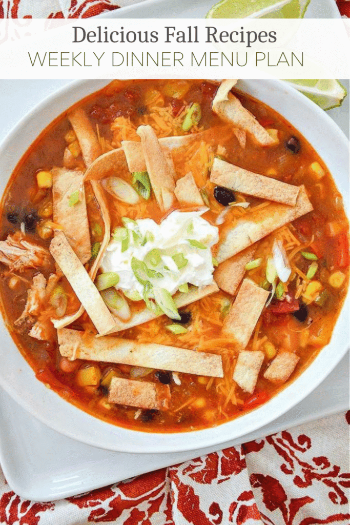 Delicious Fall Recipes and Menu Plans