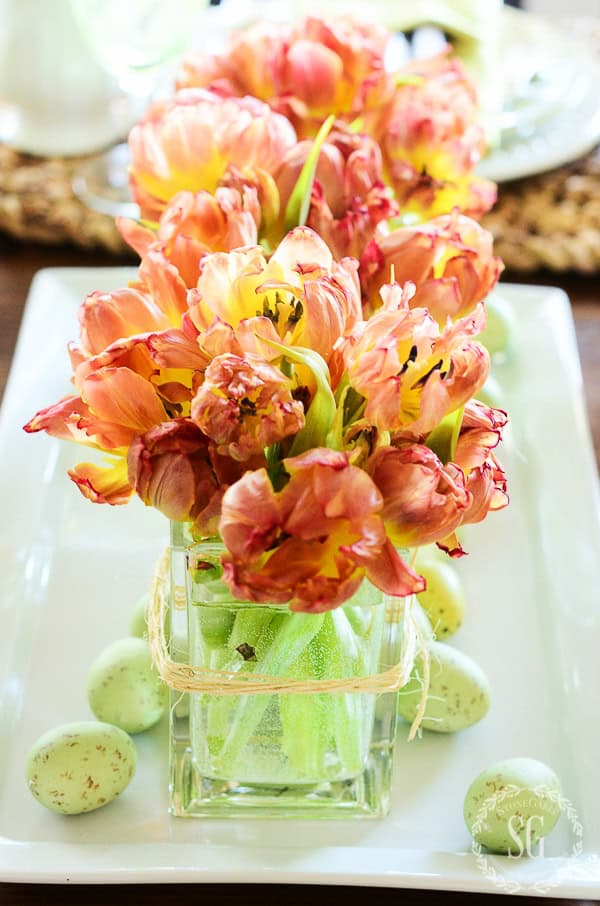 tulip centerpiece