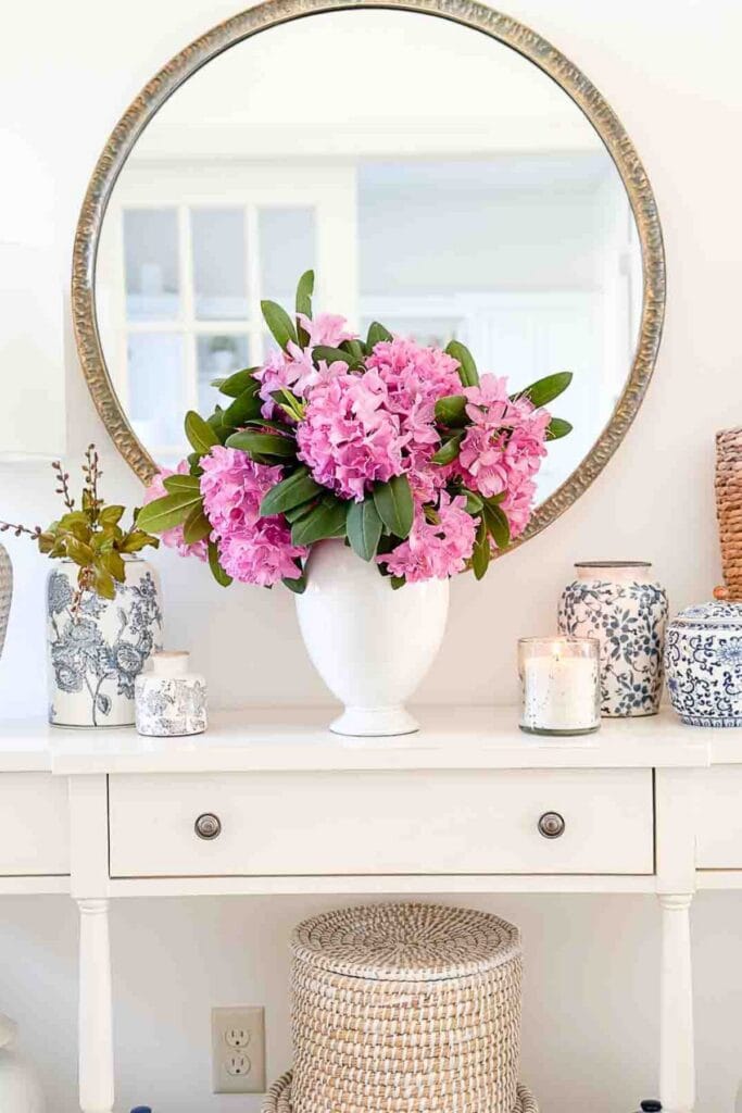 white paint on flyer walls