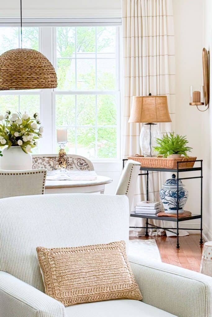 green-bowl-blue-book-neutral-vignette-pop-of-color-sofa-table.jpg