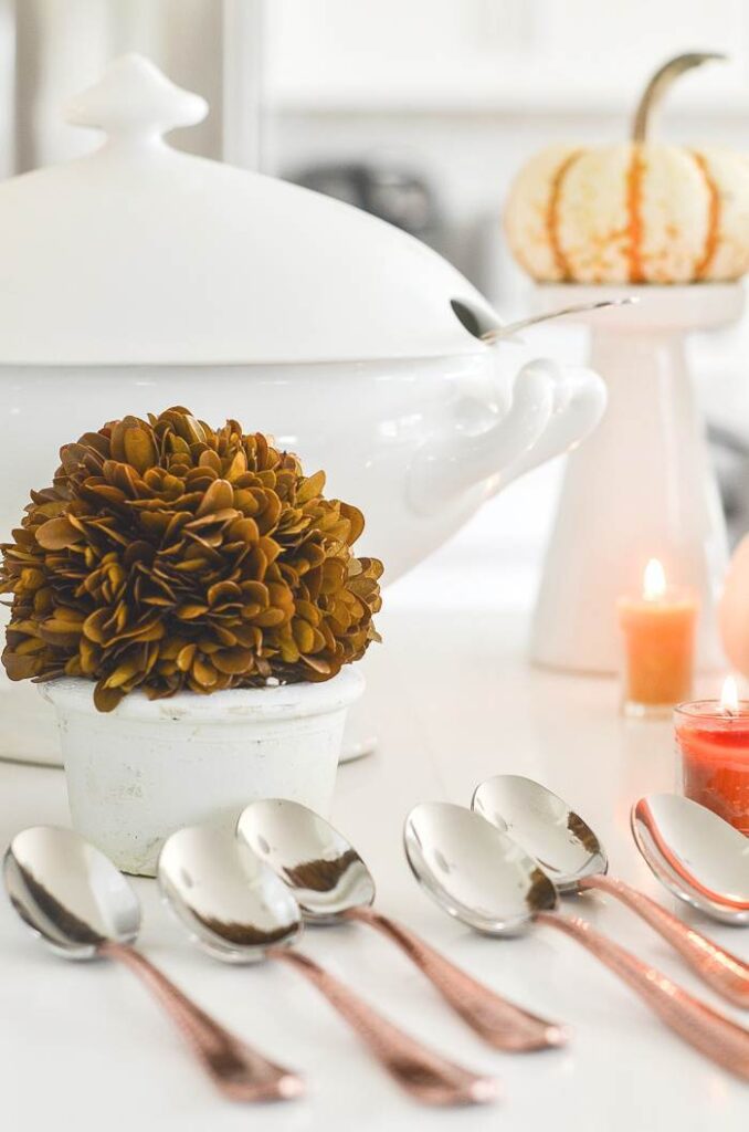 soup bar on a kitchen counter