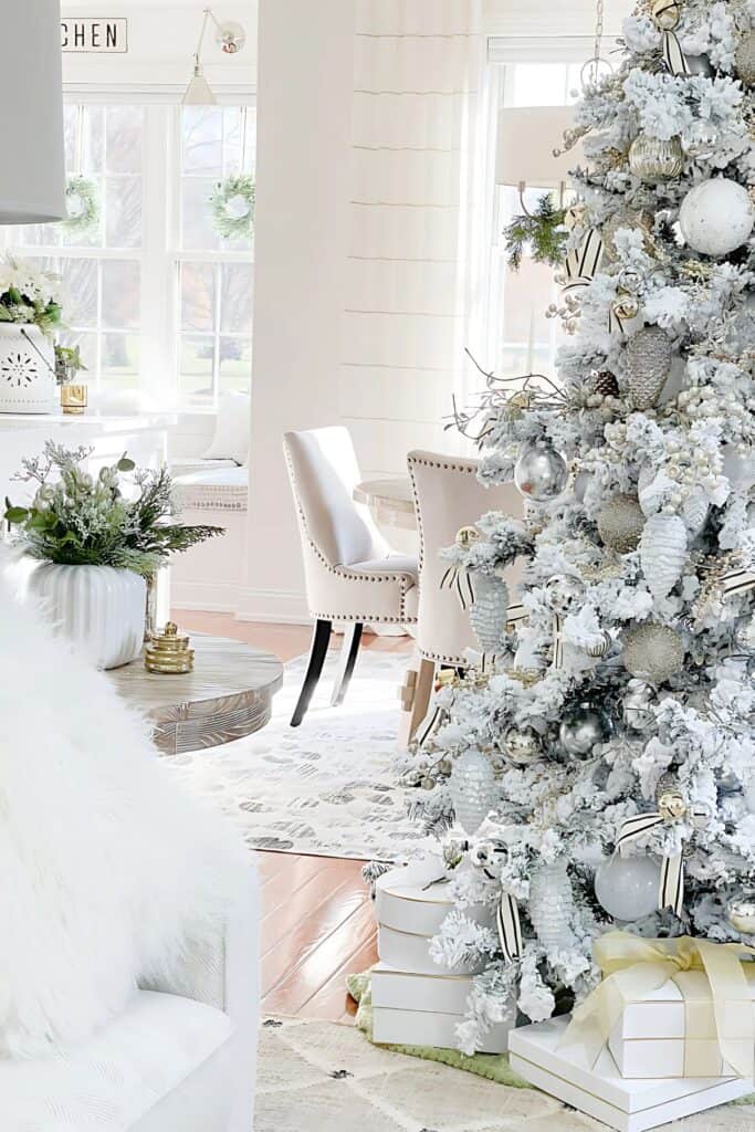 Glittery Christmas tree