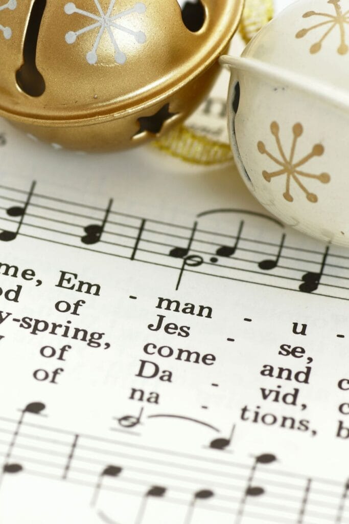 Christmas music and jingle bells