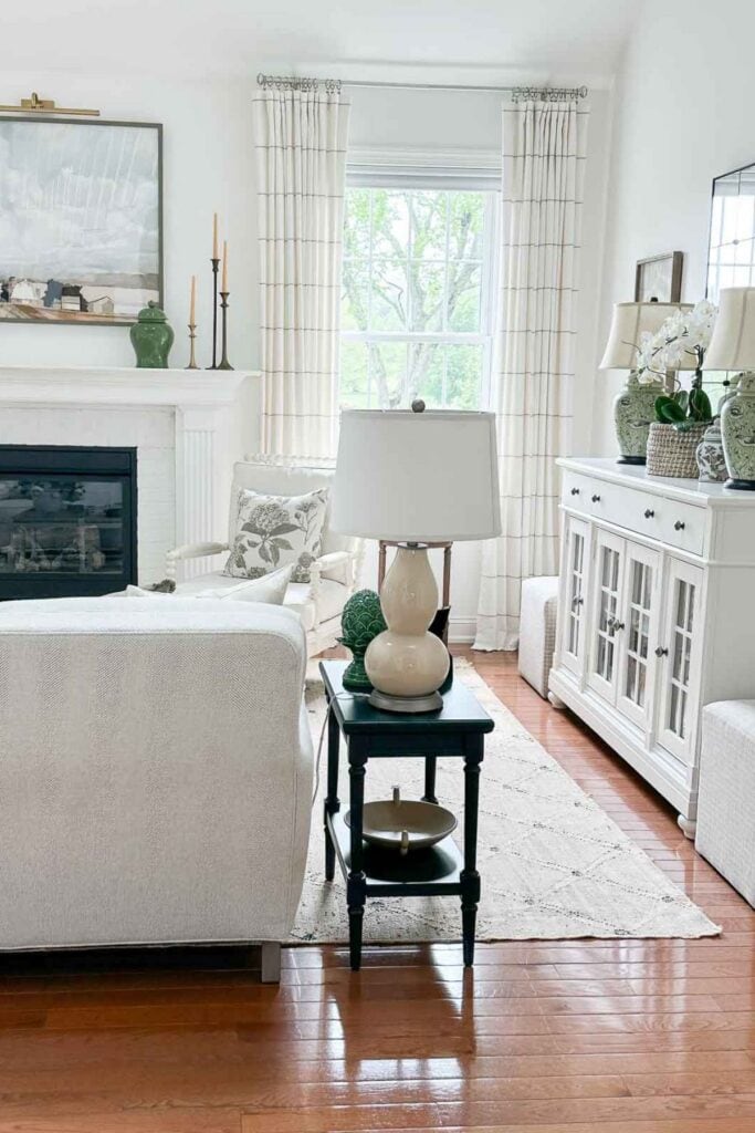 STORIED HOME: LOOKING INTO A LIVING ROOM