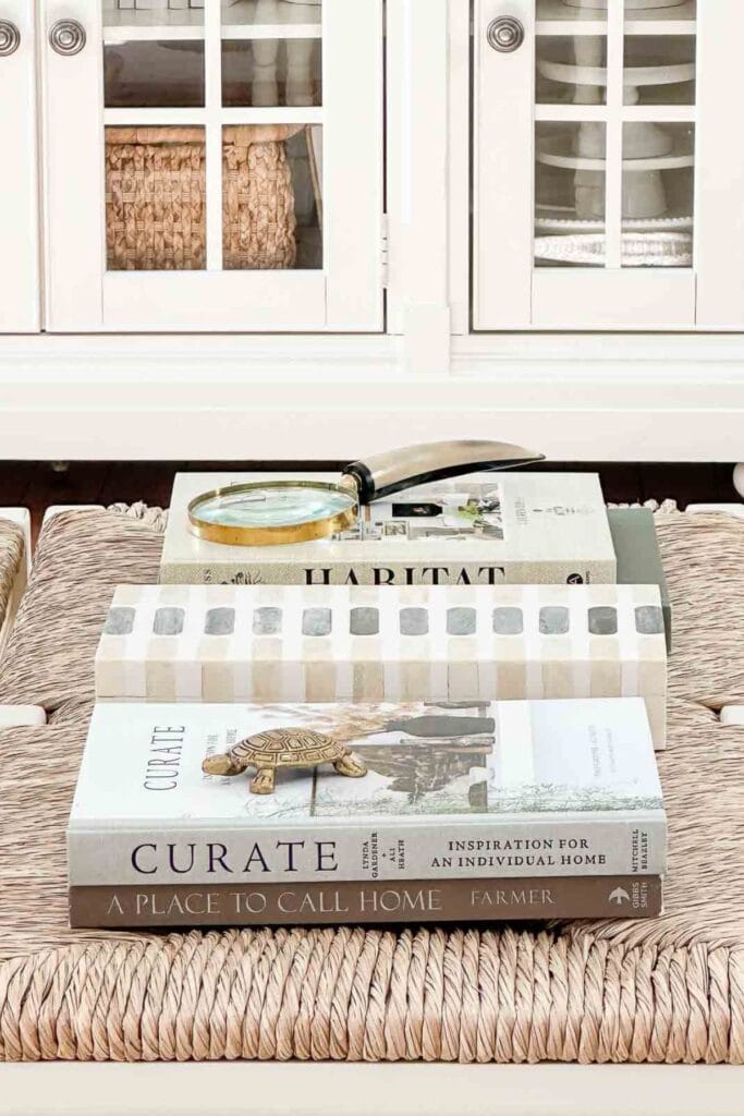 Layering Decor- books and other small accessories