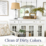 pin for post about clean and dirty colors