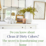 pin for post about clean and dirty colors