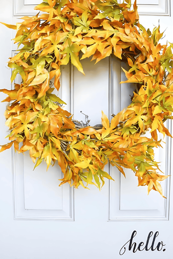fall wreath