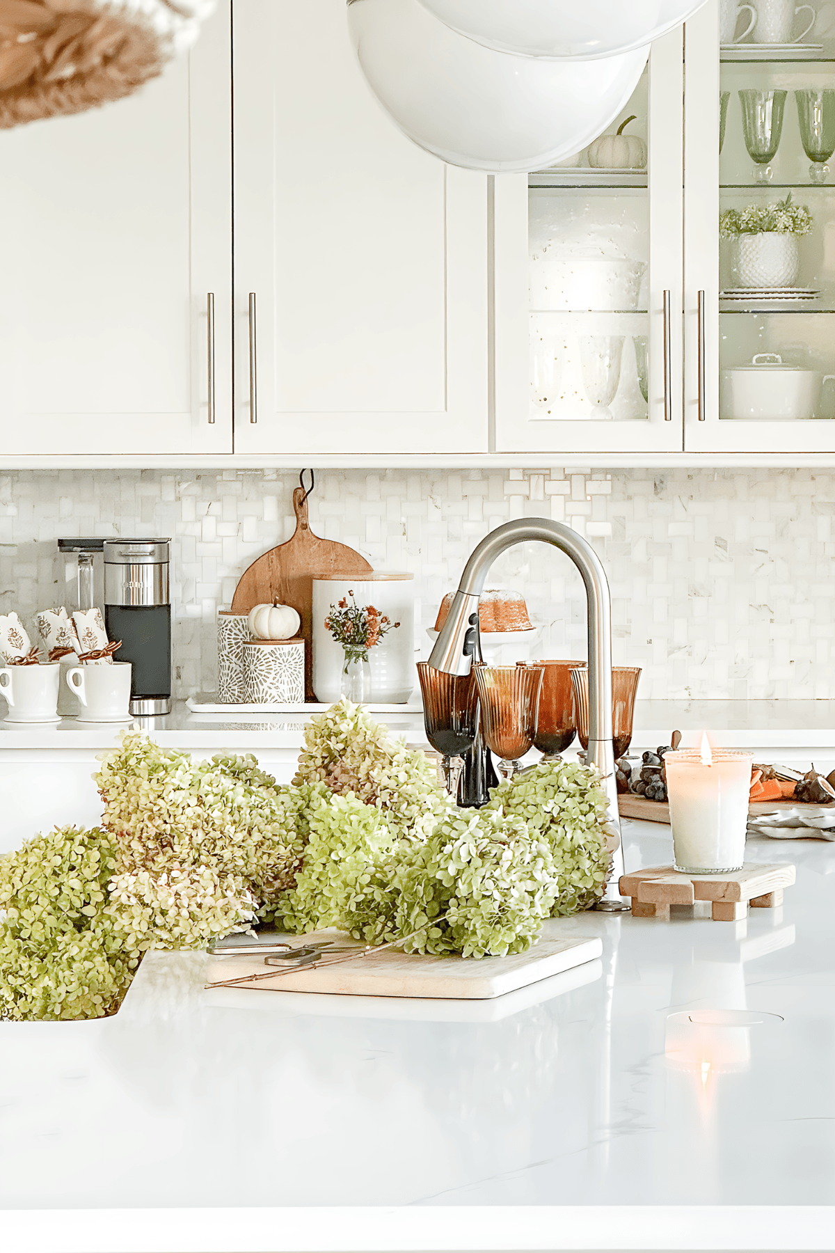 fall kitchen counters