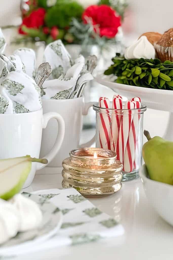 Christmas coffee bar