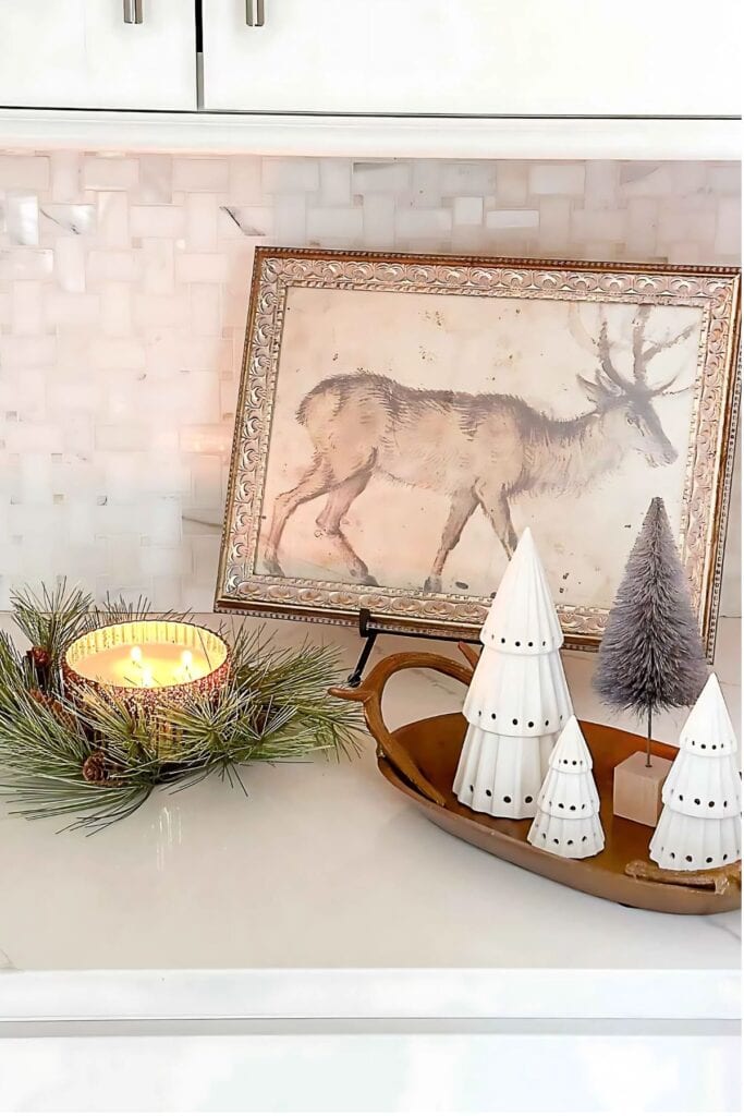 Christmas Kitchen reindeer picture