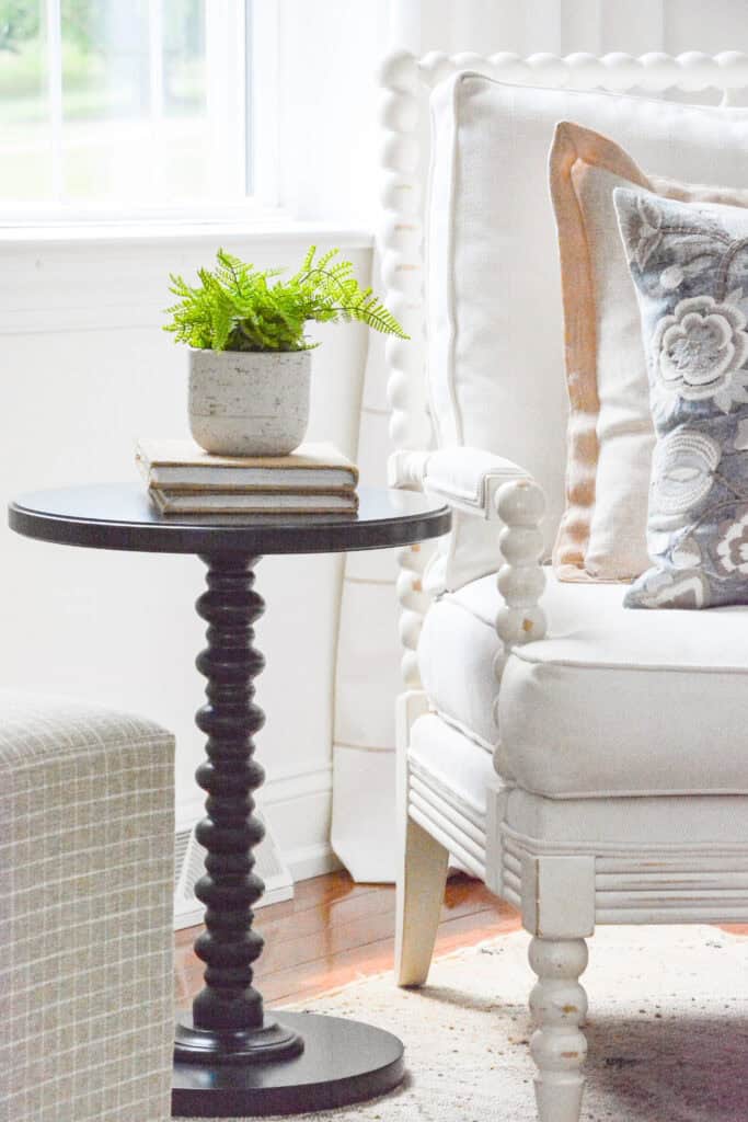 fern on a drink table