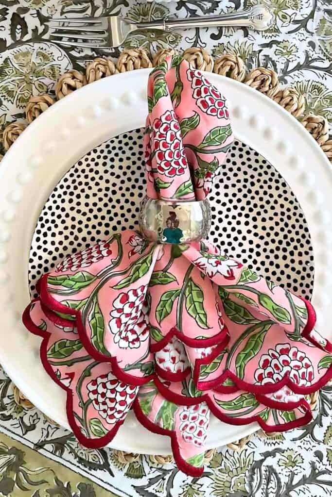 bohemian place setting