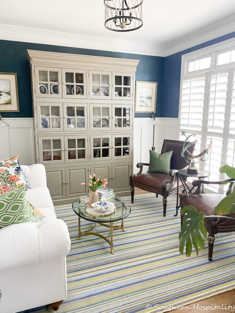 Thrifted finds in the living room