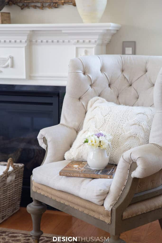 frech chic family room