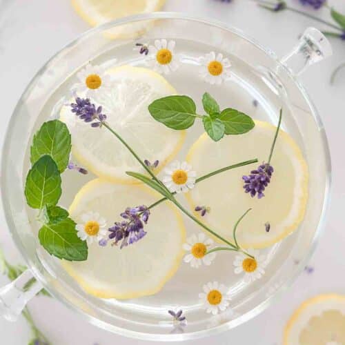 summer simmer pot with ingredients