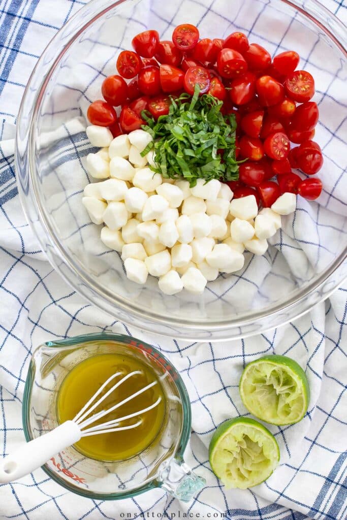 ingredients for caprese salad