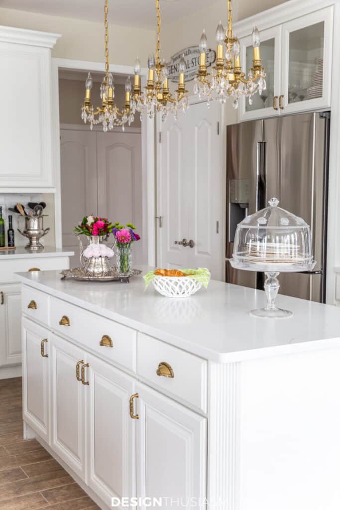 beautiful white French kitchen