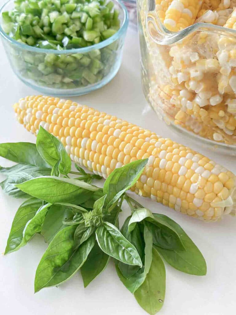 ingredients with basil