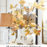 planning fall decorating: pin for post