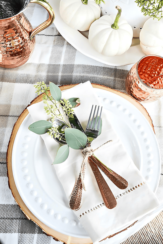 fall placesetting