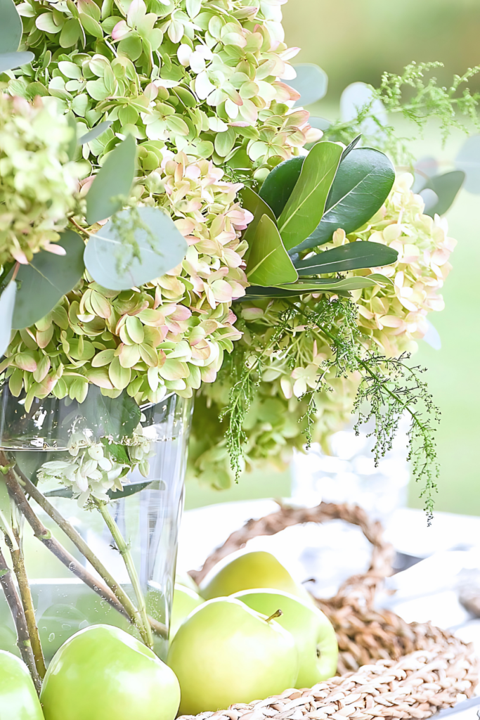 hydrangea centerpiece