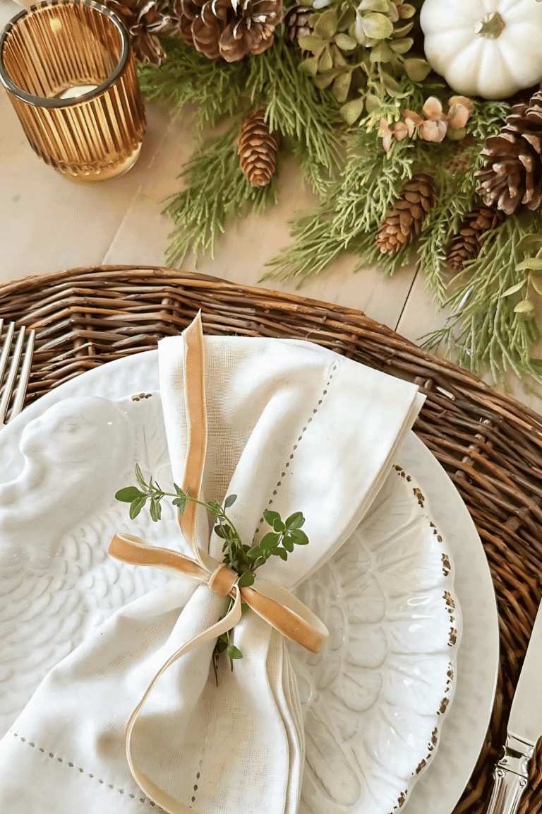 Thanksgiving place setting