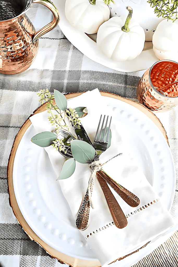 Thanksgiving place setting
