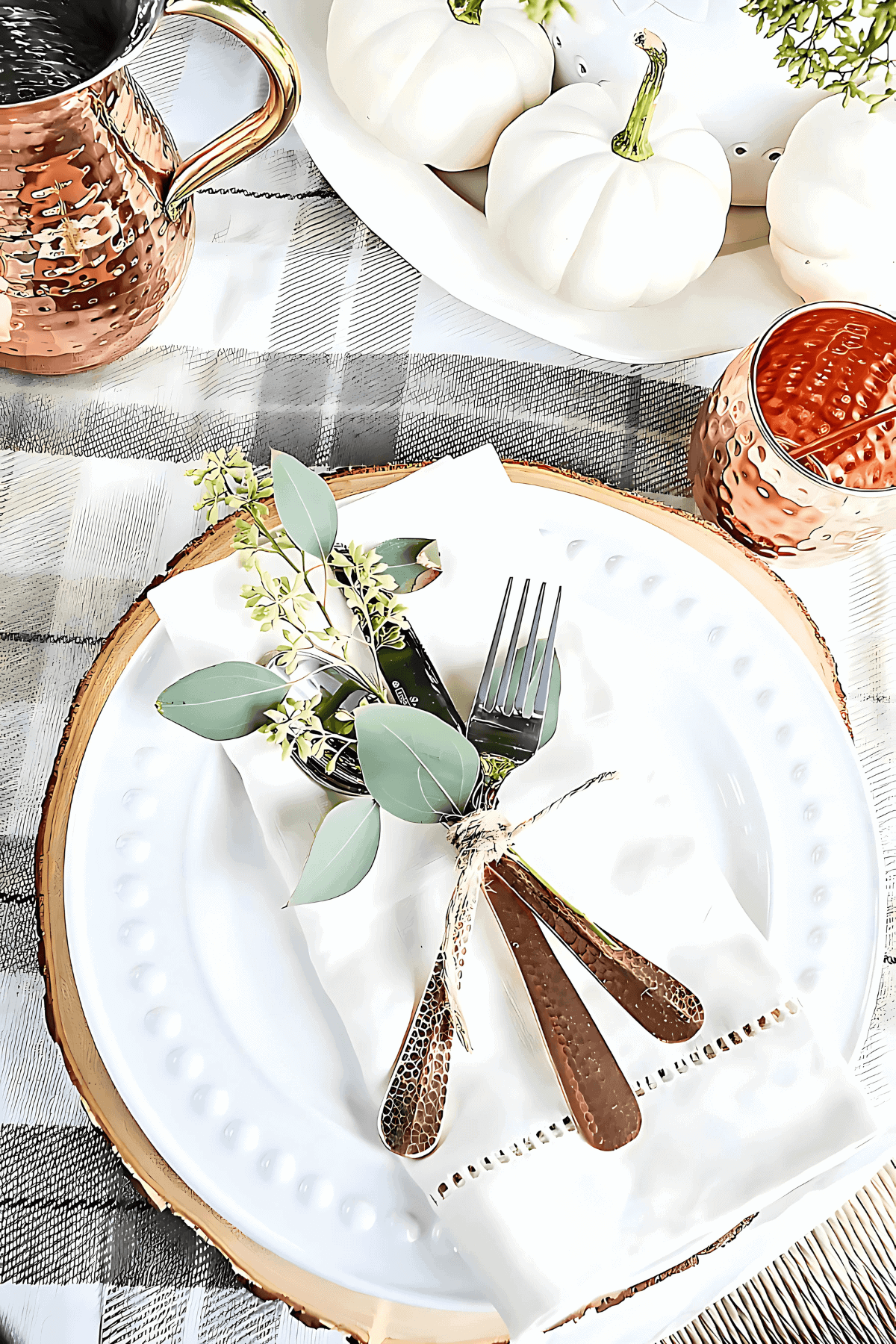Thanksgiving place setting