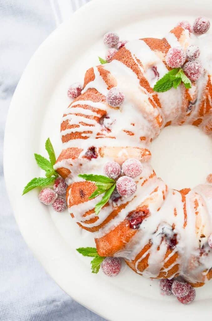 Cranberry Orange Bundt Cake