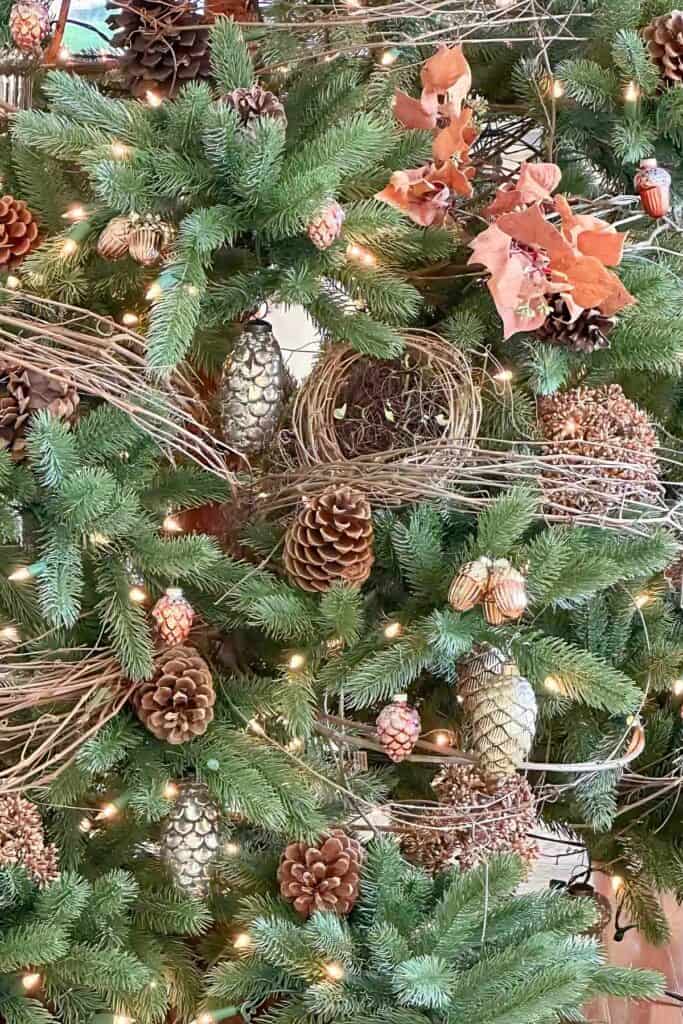 Christmas tree close up