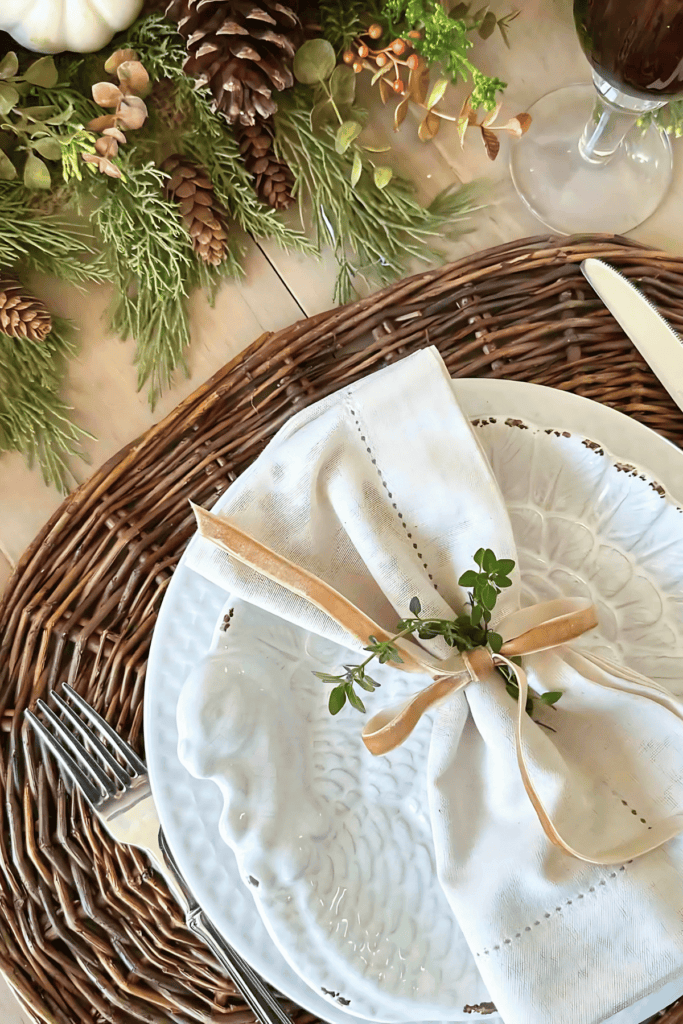 Thanksgiving place setting