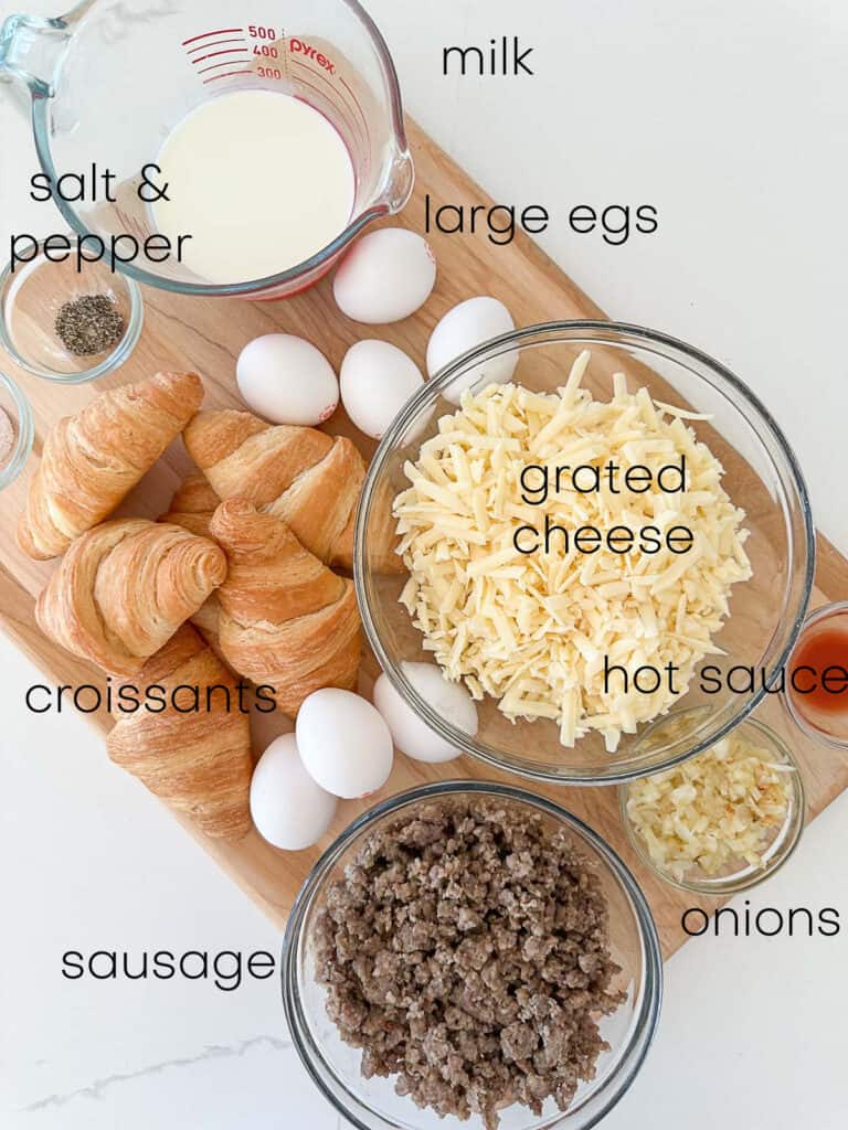 ingredients in breakfast casserole