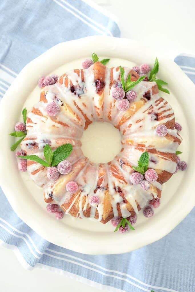 Cranberry Orange Bundt Cake
