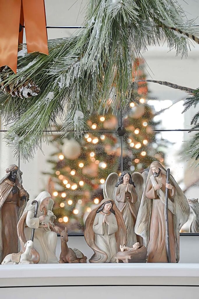 Nativity on a buffet