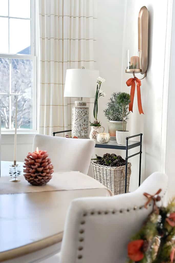 Christmas dining room