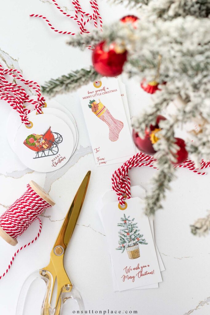 Christmas printables and Christmas greens