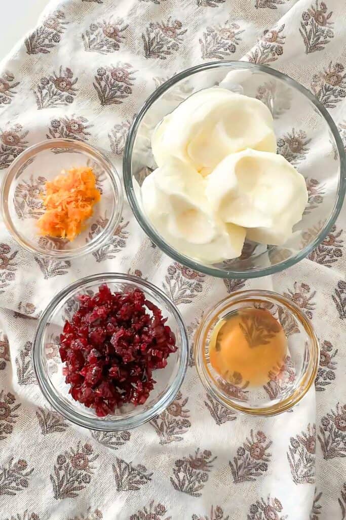 1 CRANBERRY ORANGE HONEY BUTTER- INGREDIENTS