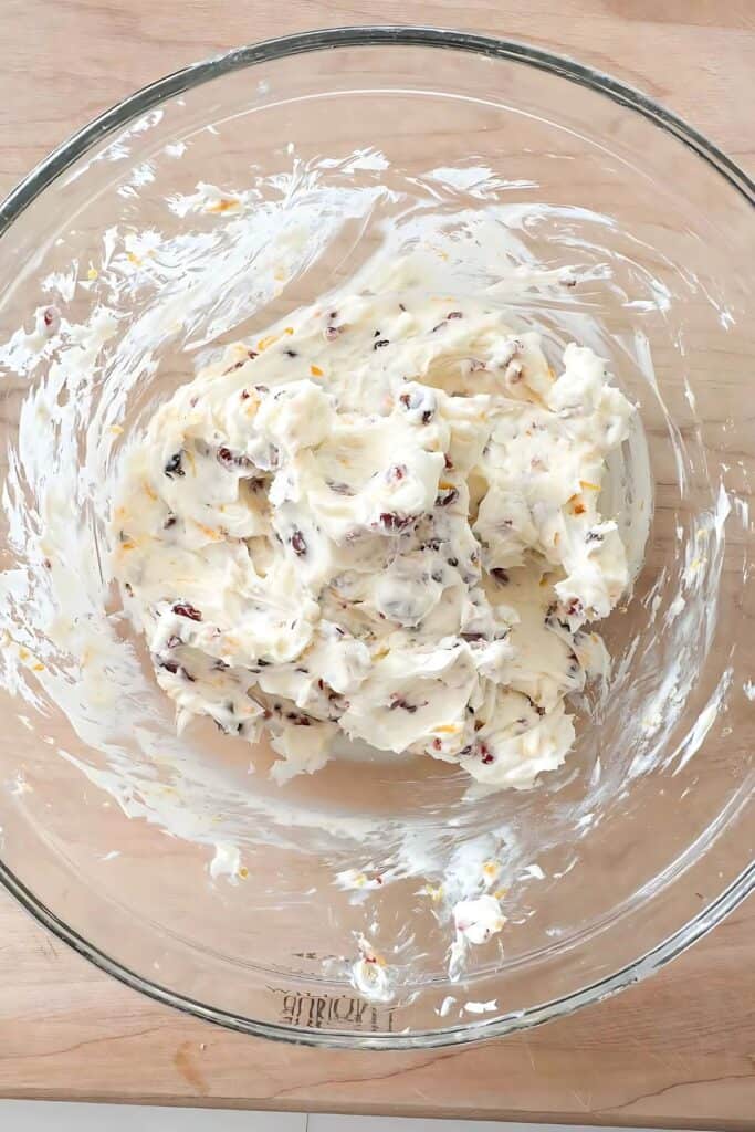 1 CRANBERRY ORANGE HONEY BUTTER- ingredients mixed together