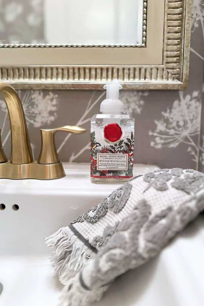 Christmas hand soap
