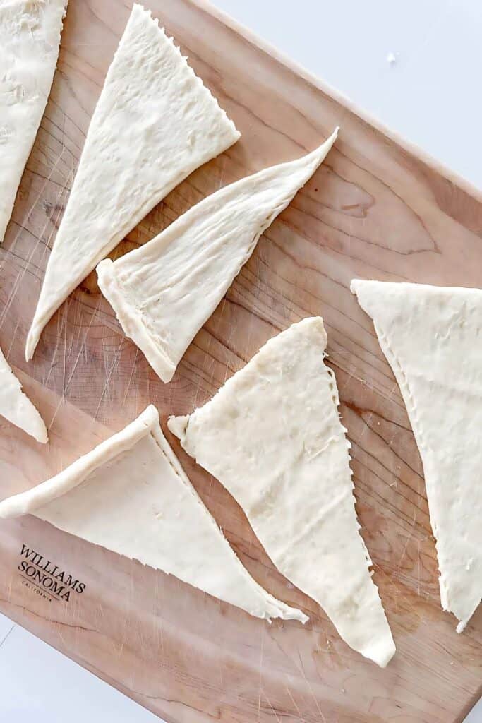 crescent roll triangles