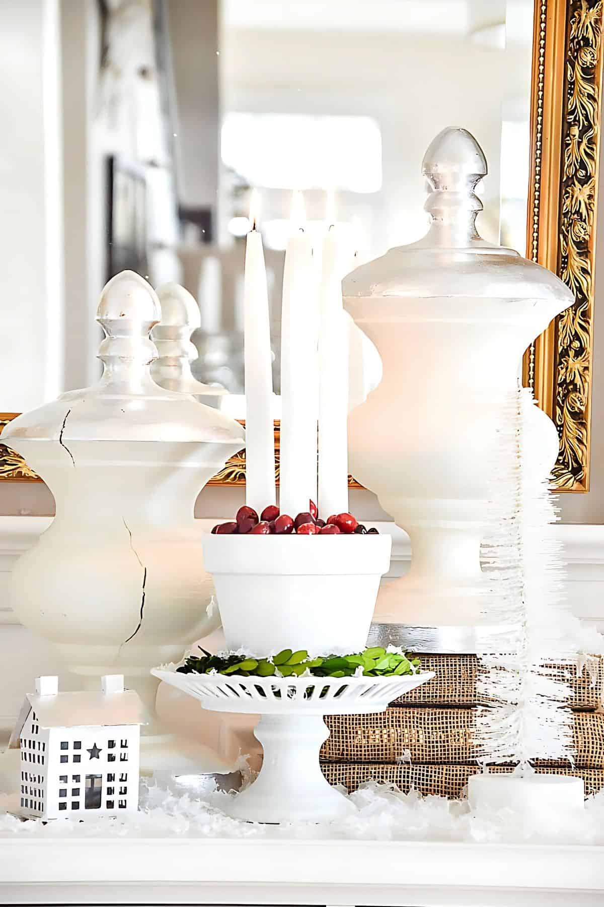 modern advent candle