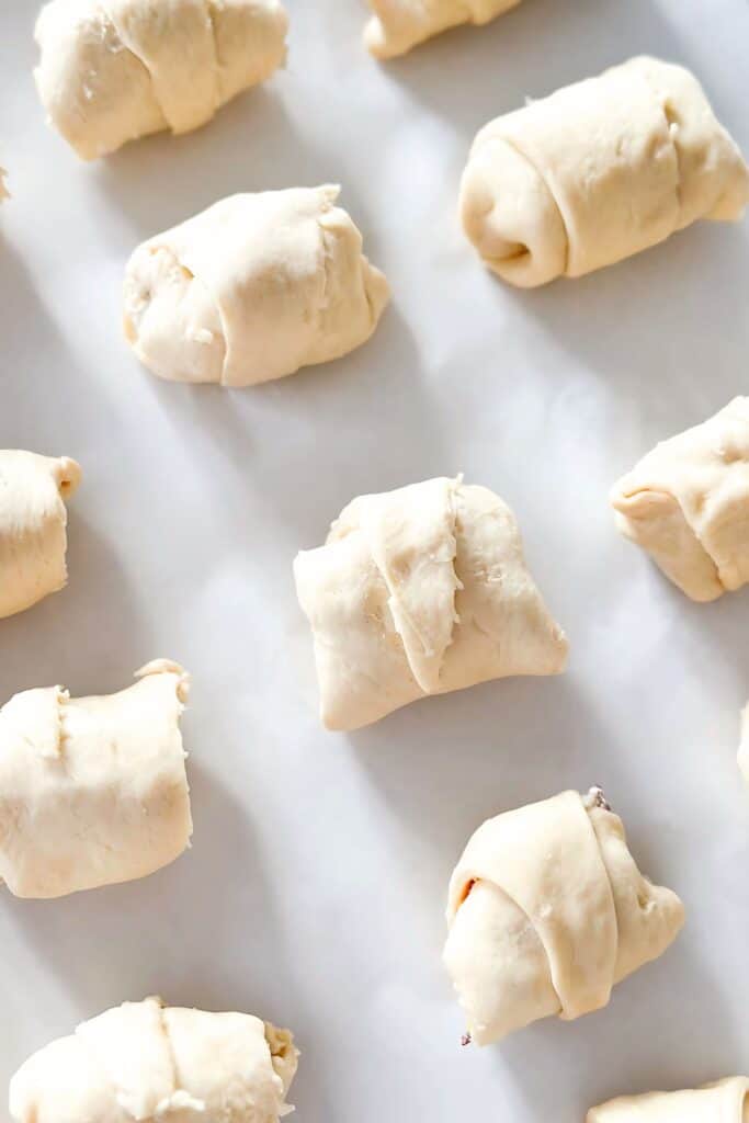 rolling up the bundles